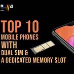 mobile phones with dual sim and a dedicated memory card slot